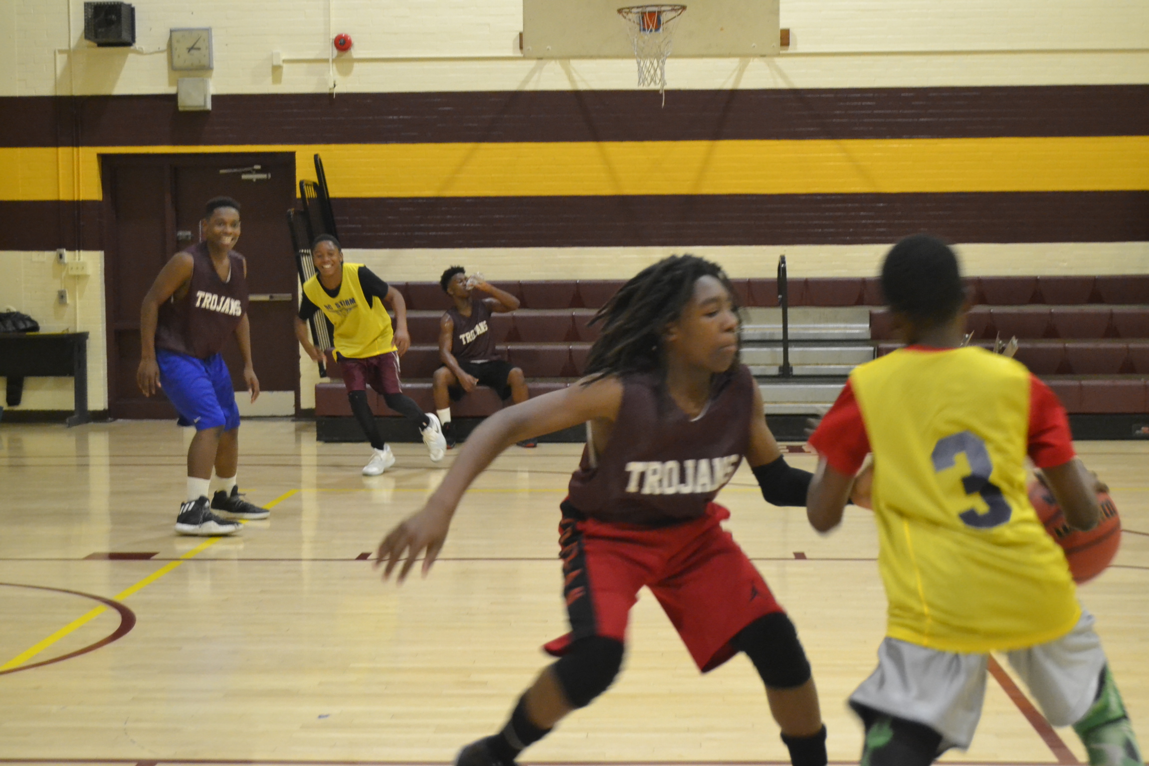 Basketball practice @ Jefferson