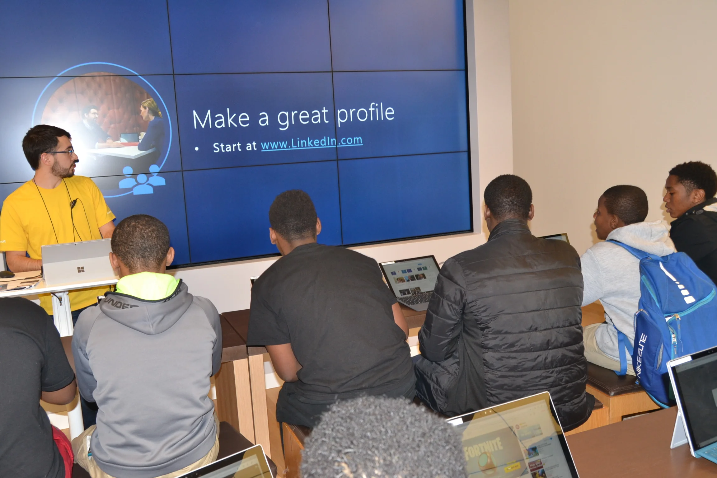 IBM Teaching STEM Class @ Jefferson Academy MS