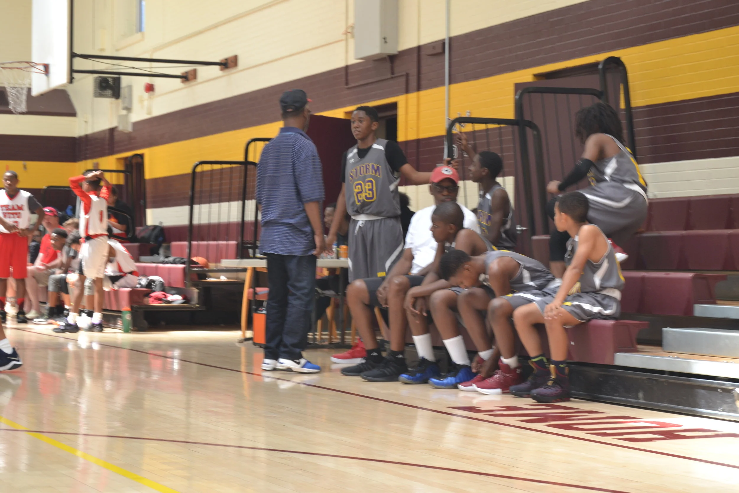 Two Basketball games at Dunbar SHS