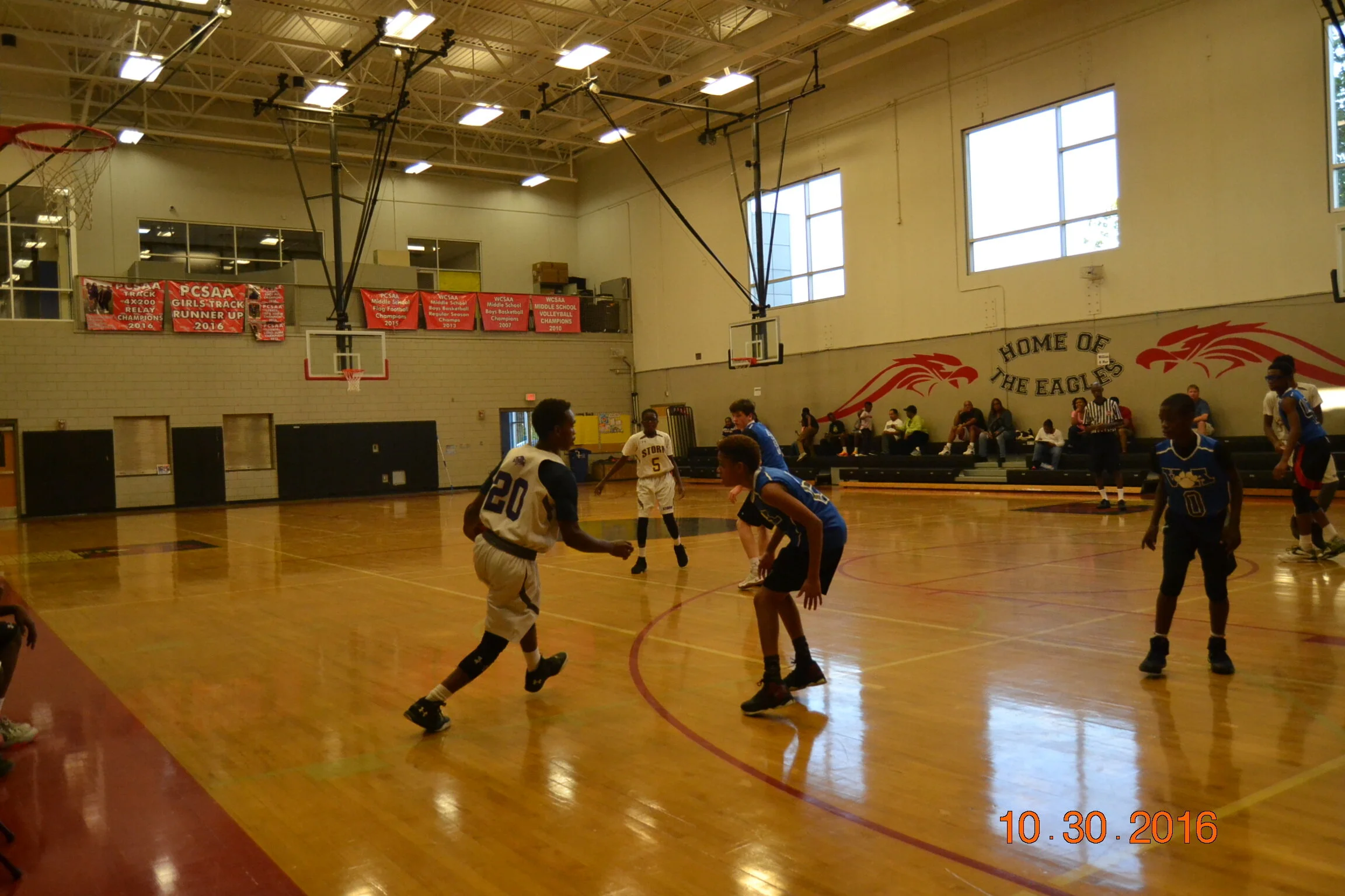 Two Basketball Games in Fairfax County, VA