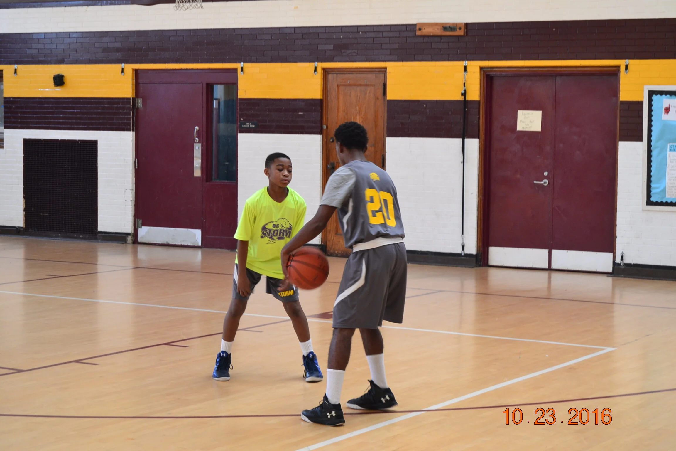 Two Basketball Games in La Plata, MD