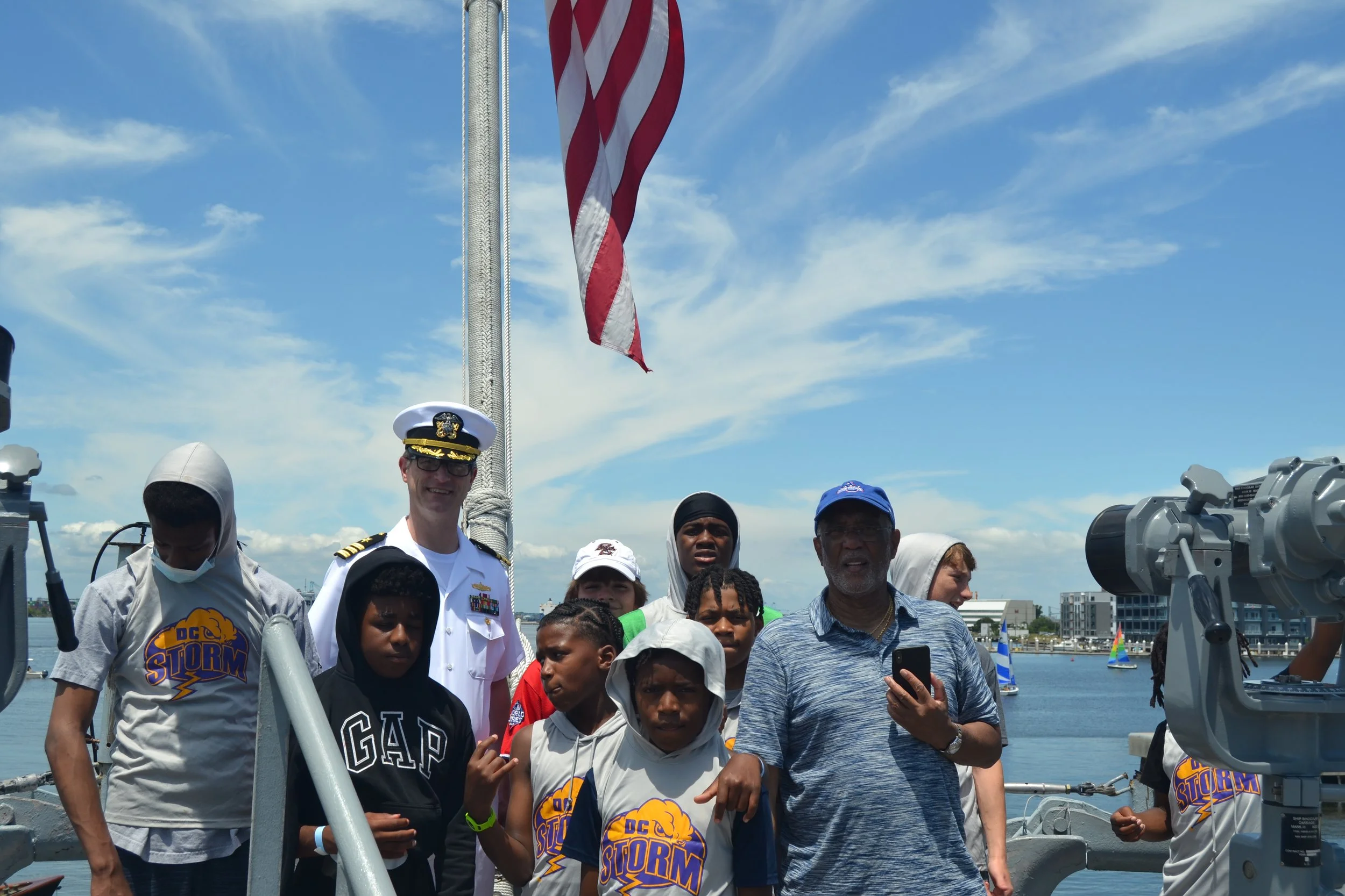 ON THE USS. WISCONSIN.JPG