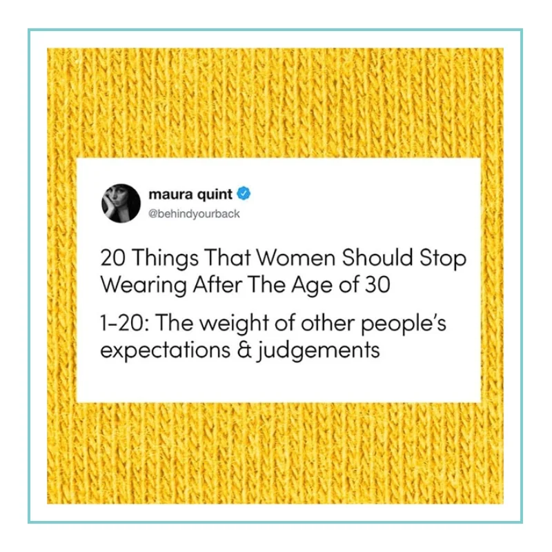 credit: @hellosunshine and Maura Quint