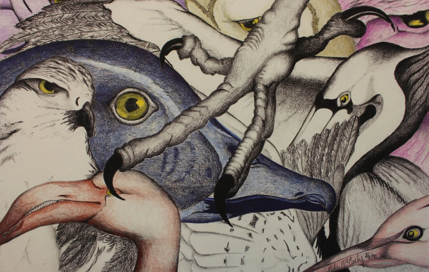 "Bird Collage - Print 5"