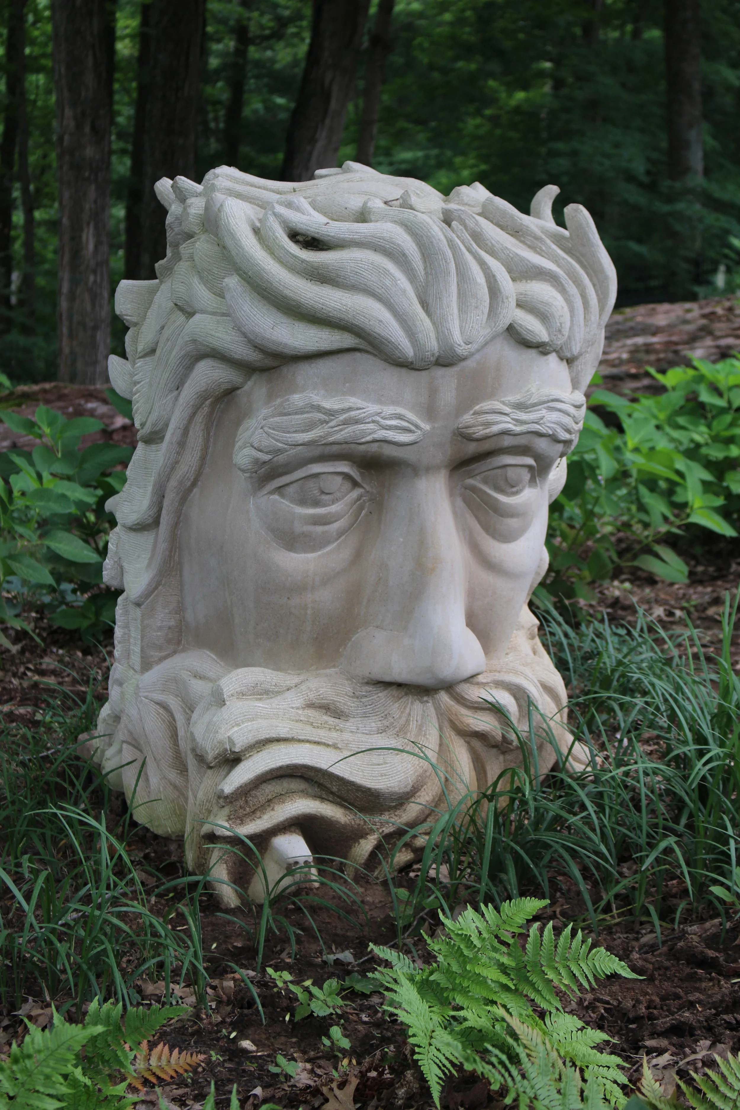 "Francis" was the fifth face I had carved. The face is much rounder and truer than previous attempts. I am still avoiding the mouth at this point.