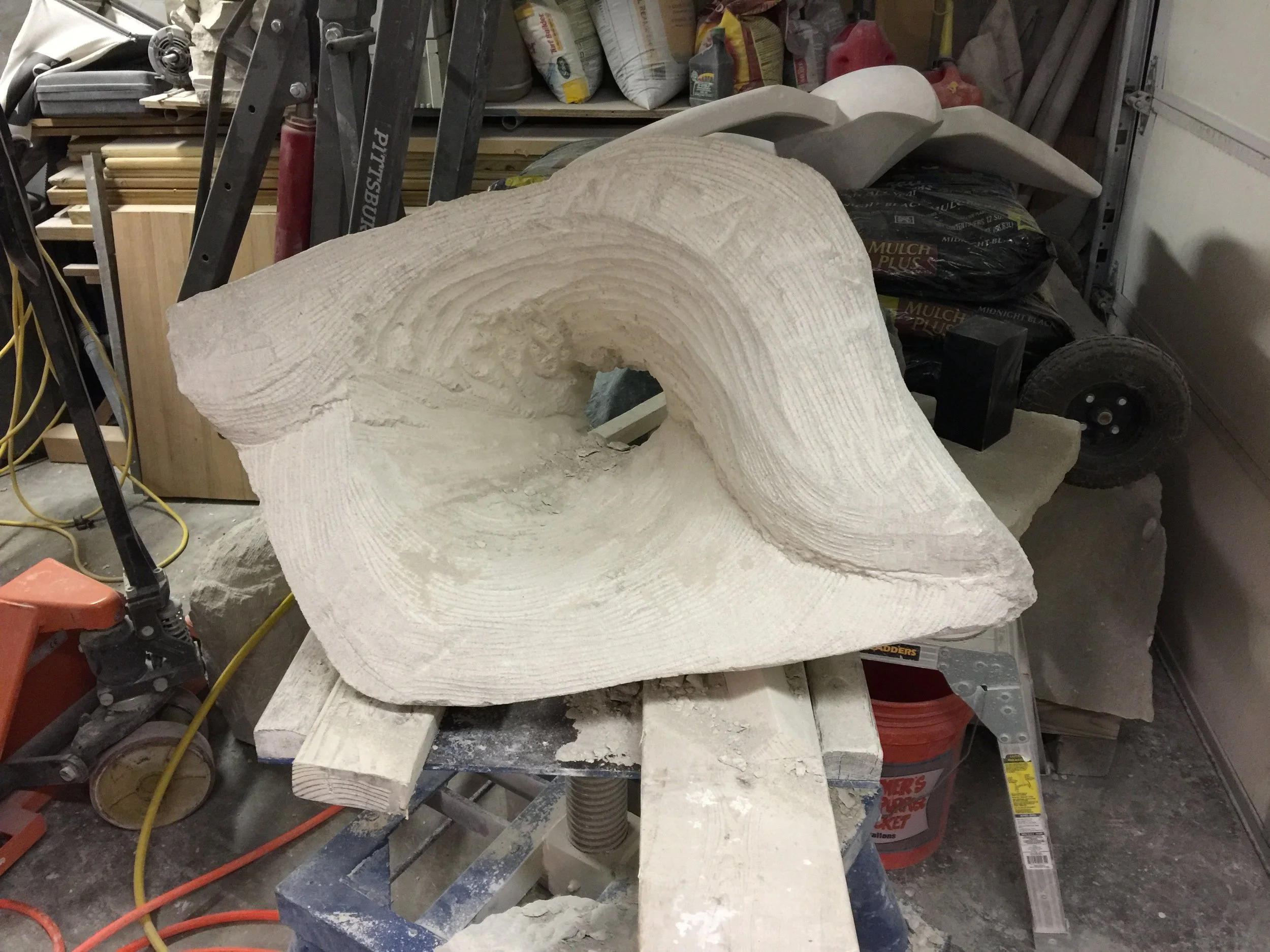 The latest progress shot of "Vortex"