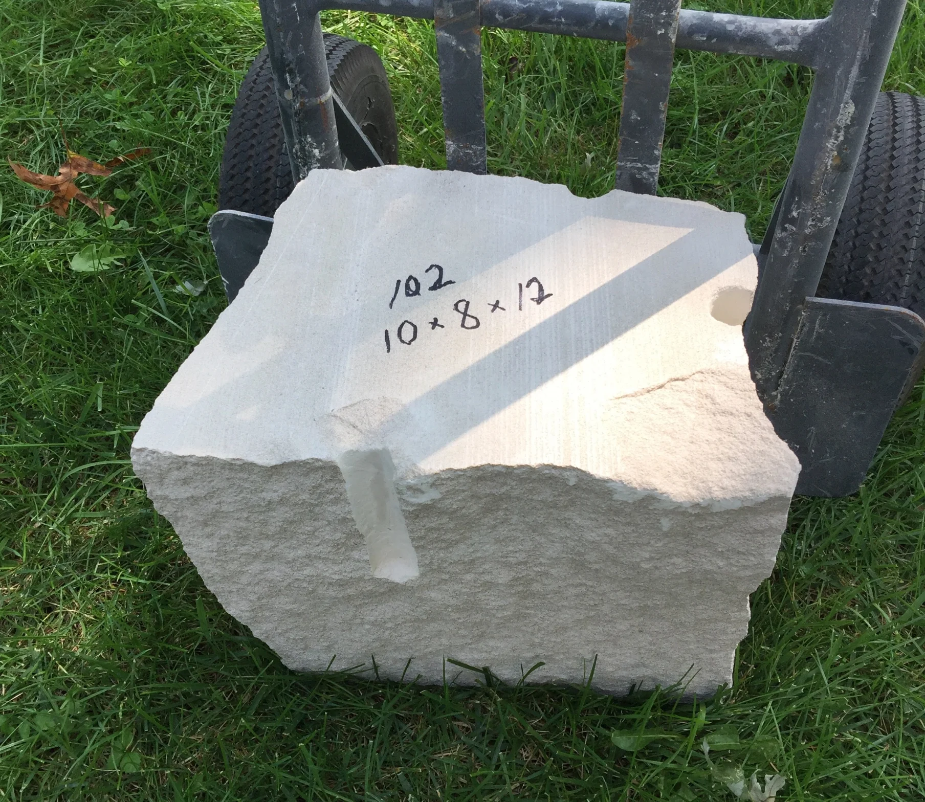 Block 102 - aprox 90lbs. - 10" x 8" x 12" - $20