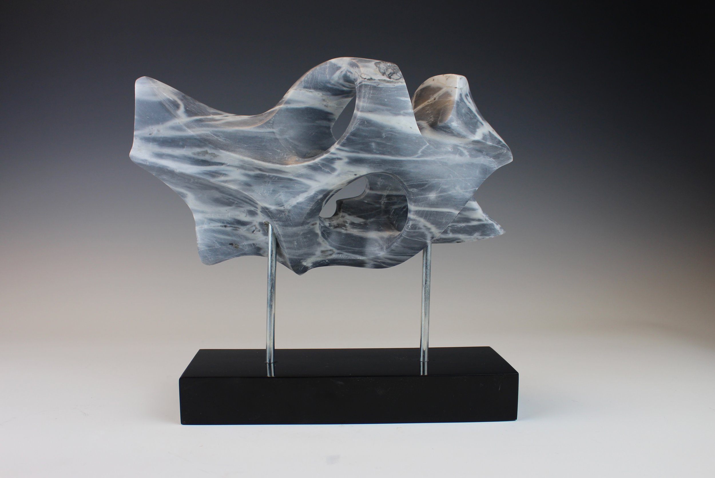 "Windswept" - Bordigilo Marble Sculpture by Mike McCarthy