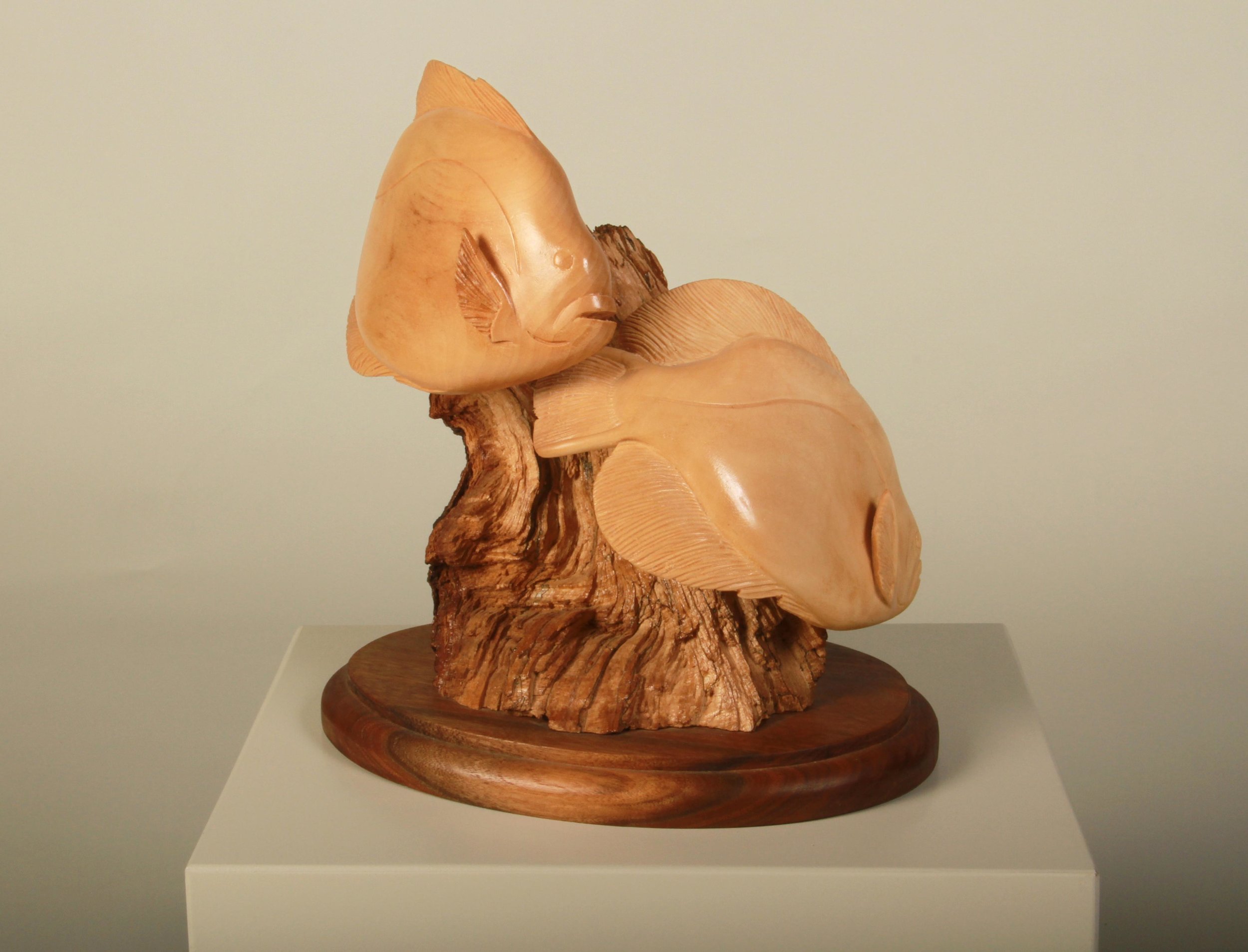 "The Chase" - A Wood Sculpture by Mike McCarthy