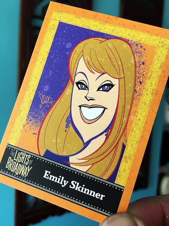 Emily in The Lights of Broadway playing card set.