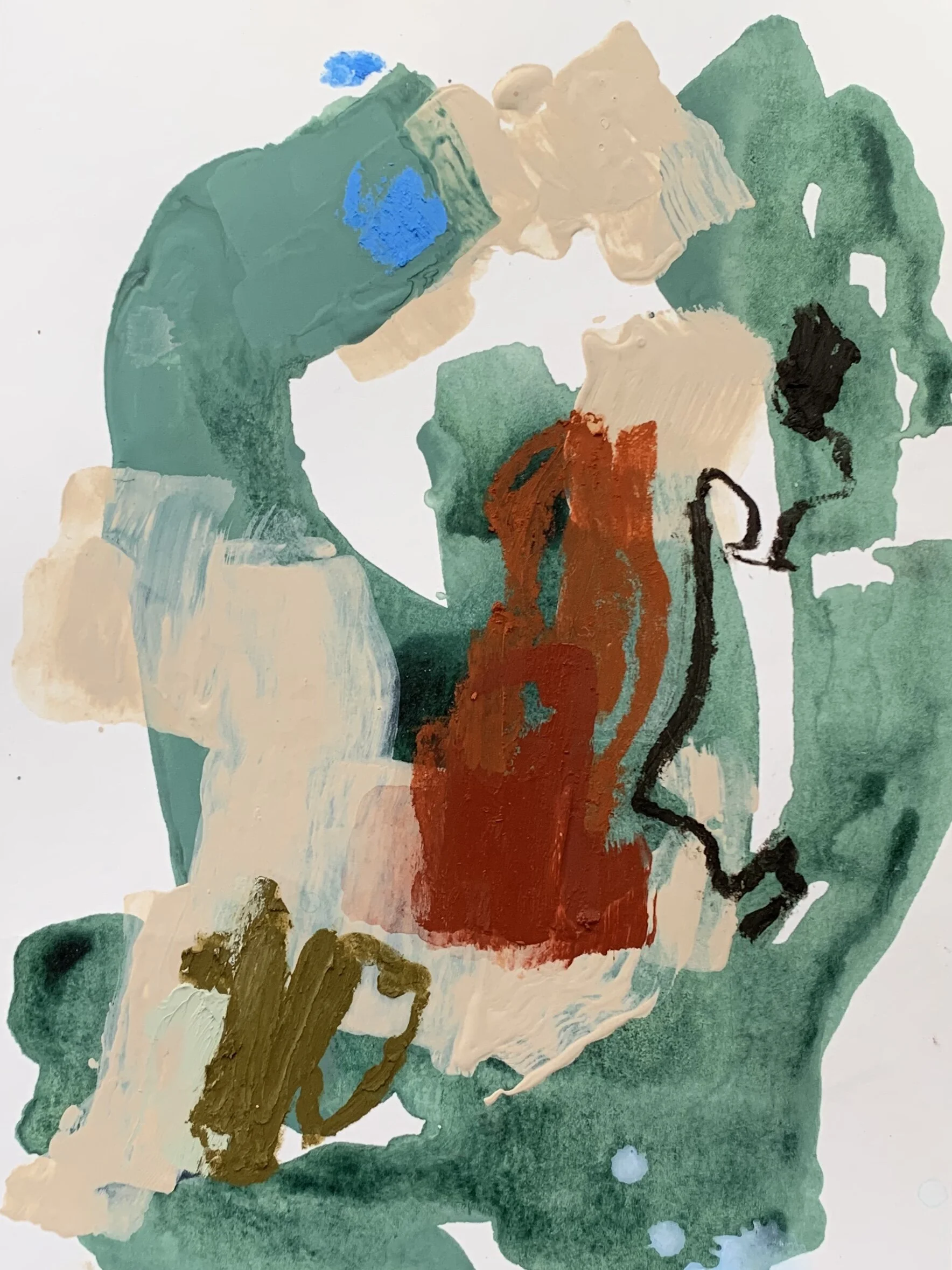  5”x7”  acrylic, gouache, pastel on paper  $95 