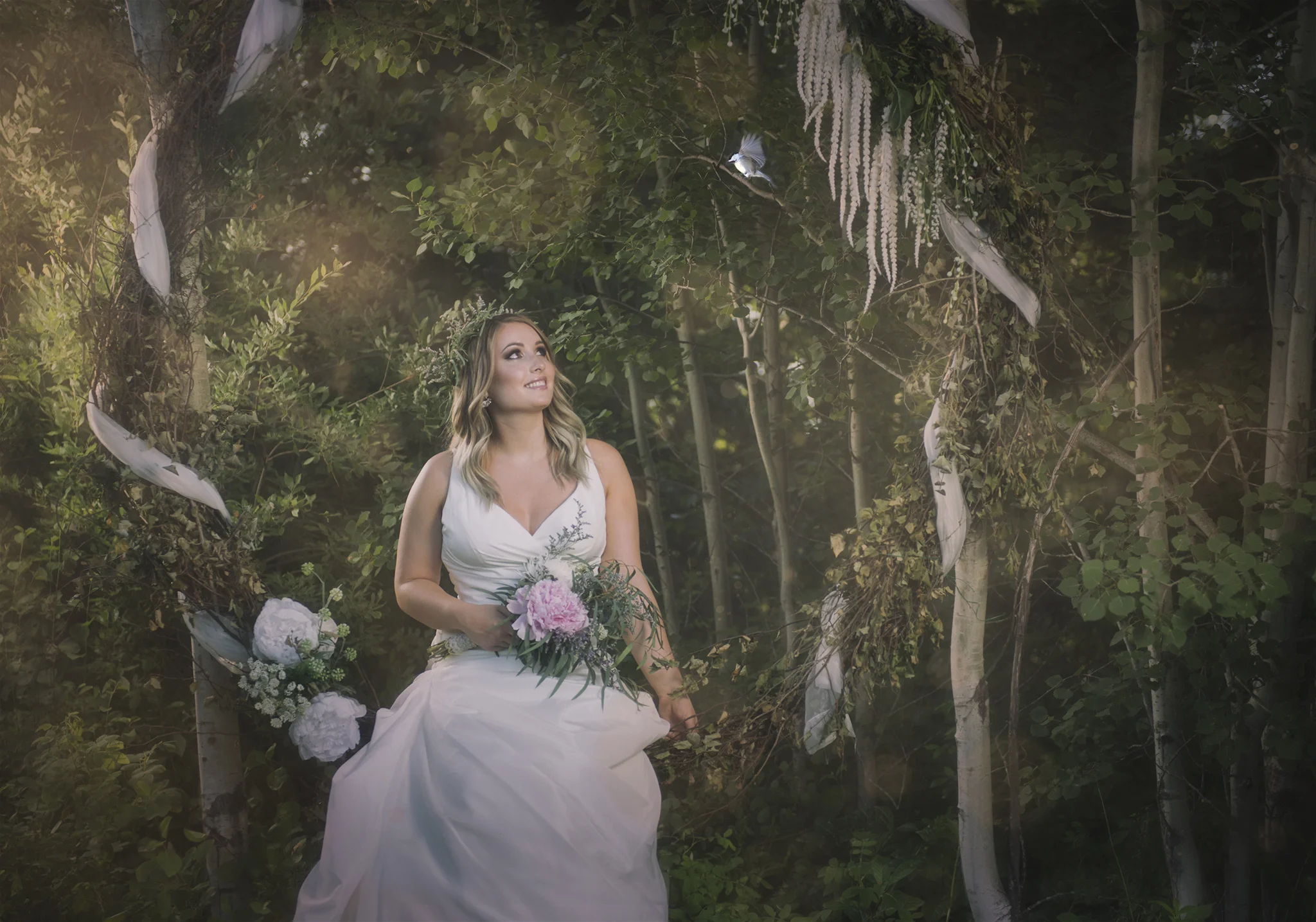 Fairytale Bride at Woodland + Wildflower Weddings
