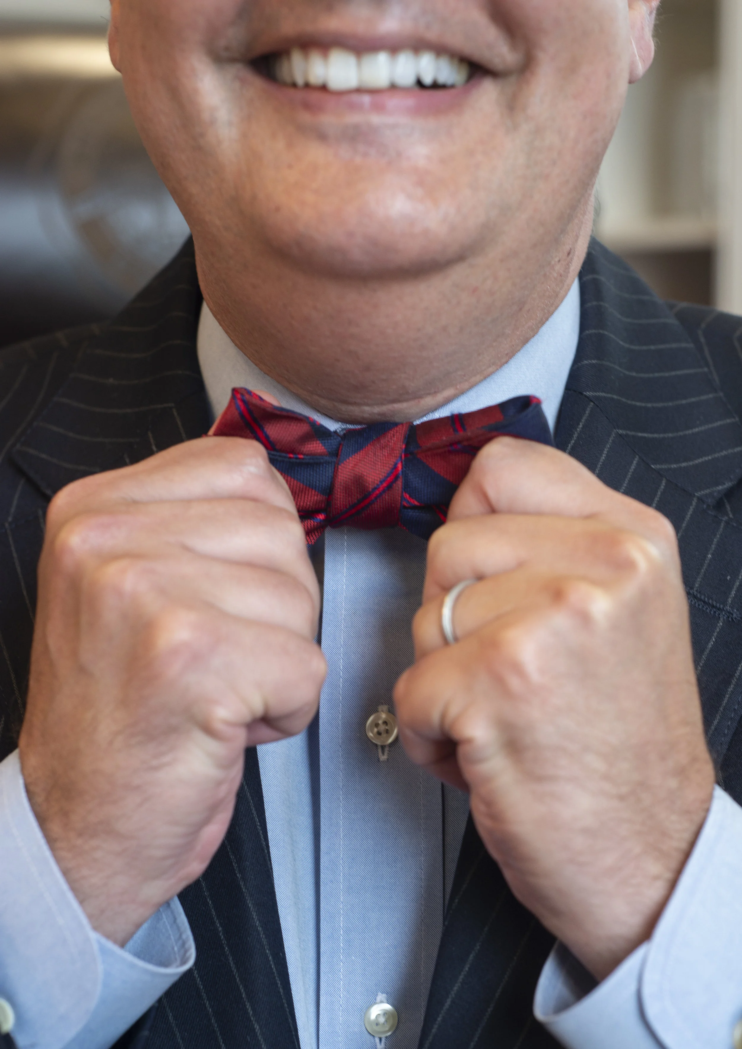  After only a year in office, Western Kentucky University President Timmothy Caboni is already known for his swanky attire. 