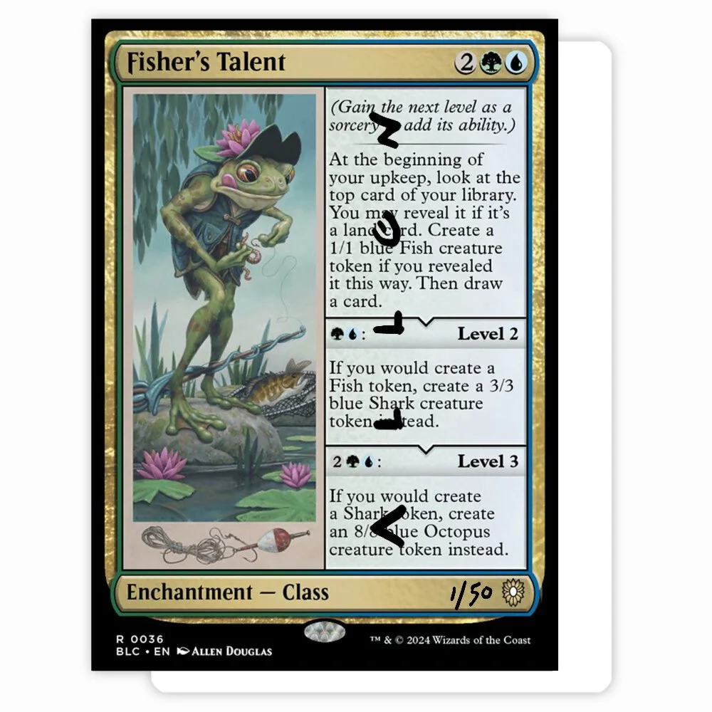 Fisher's Talent" Magic: the Gathering Artist Proof  CRYPTID VISIONS