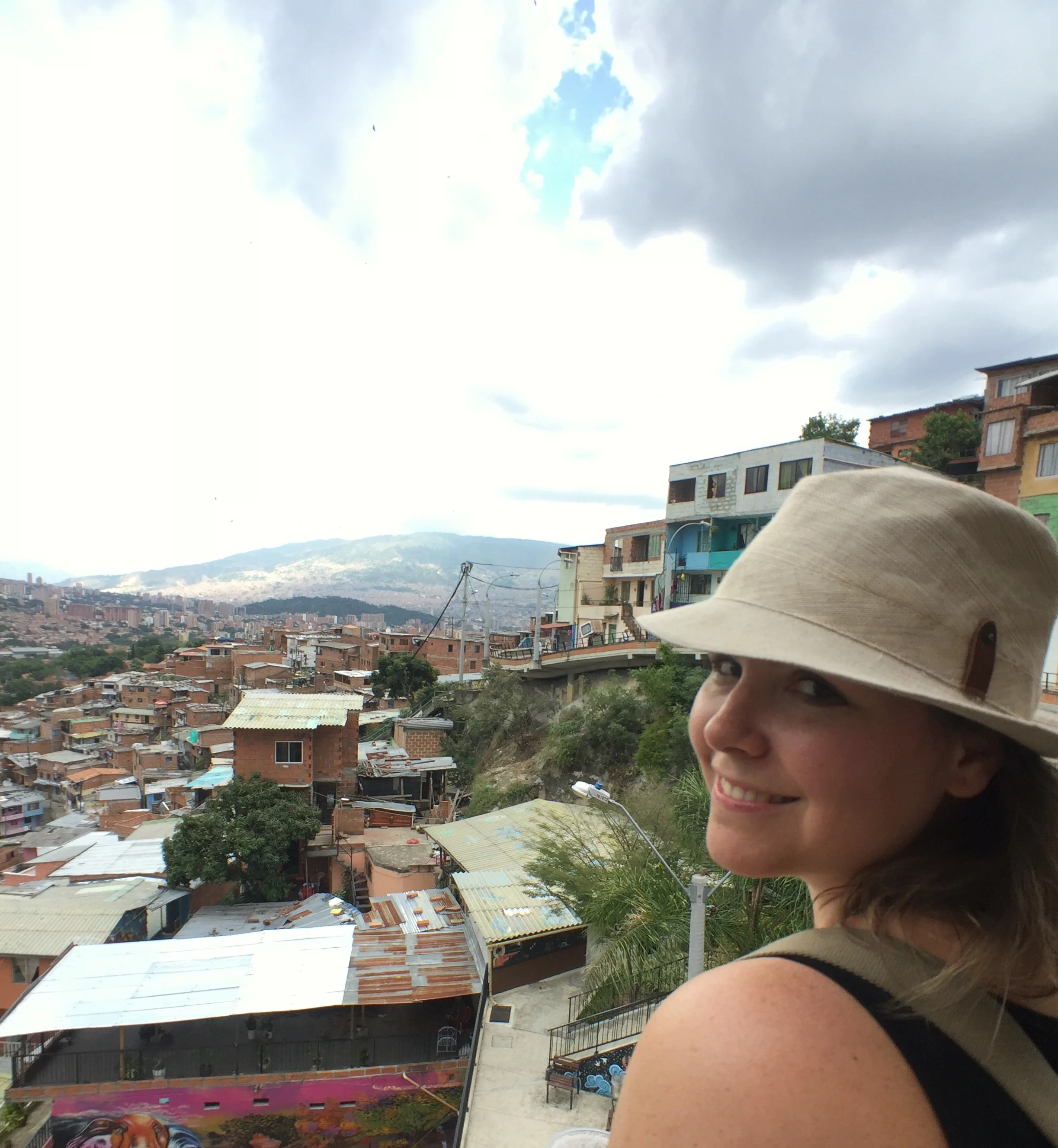 Medellin, Colombia. The view from Comuna 13. 