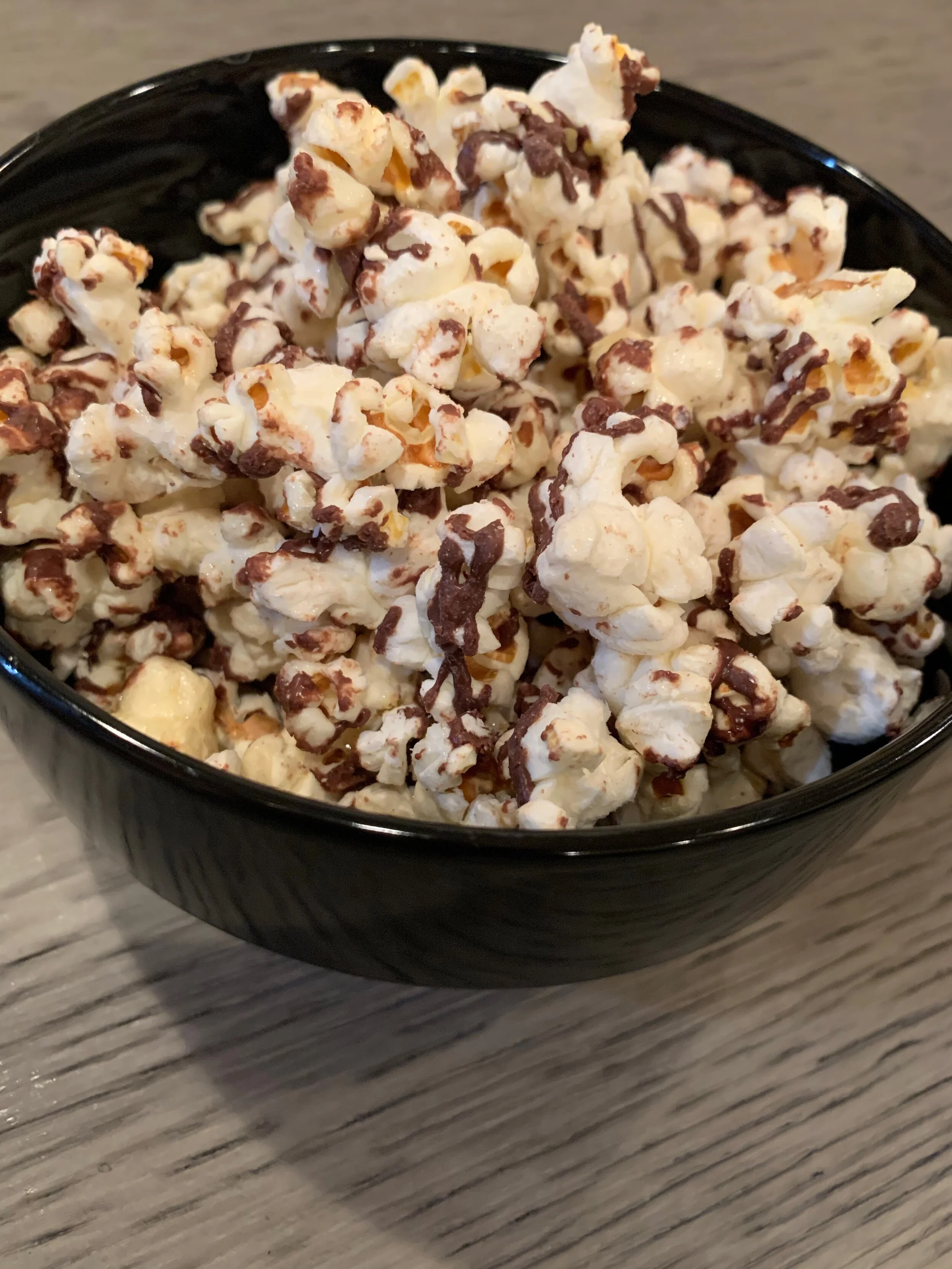 Food Find:  Safe + Fair’s Dark Chocolaty Drizzled Popcorn