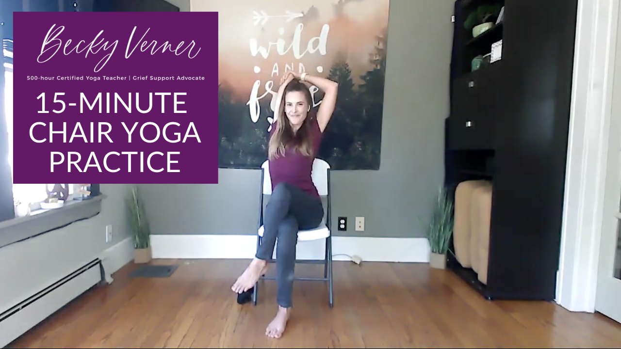 15 minute chair yoga