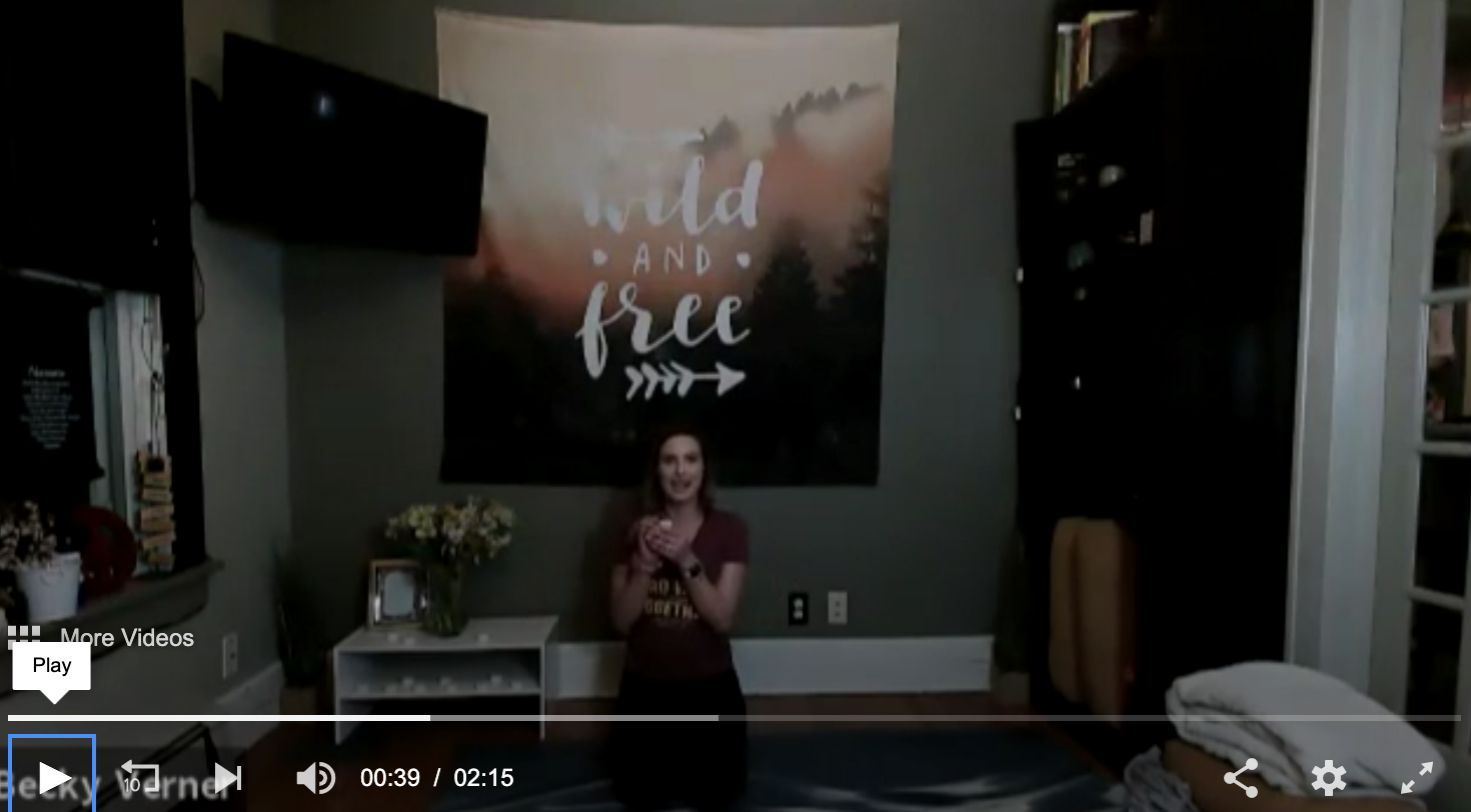 yoga to remember grief virtual yoga class