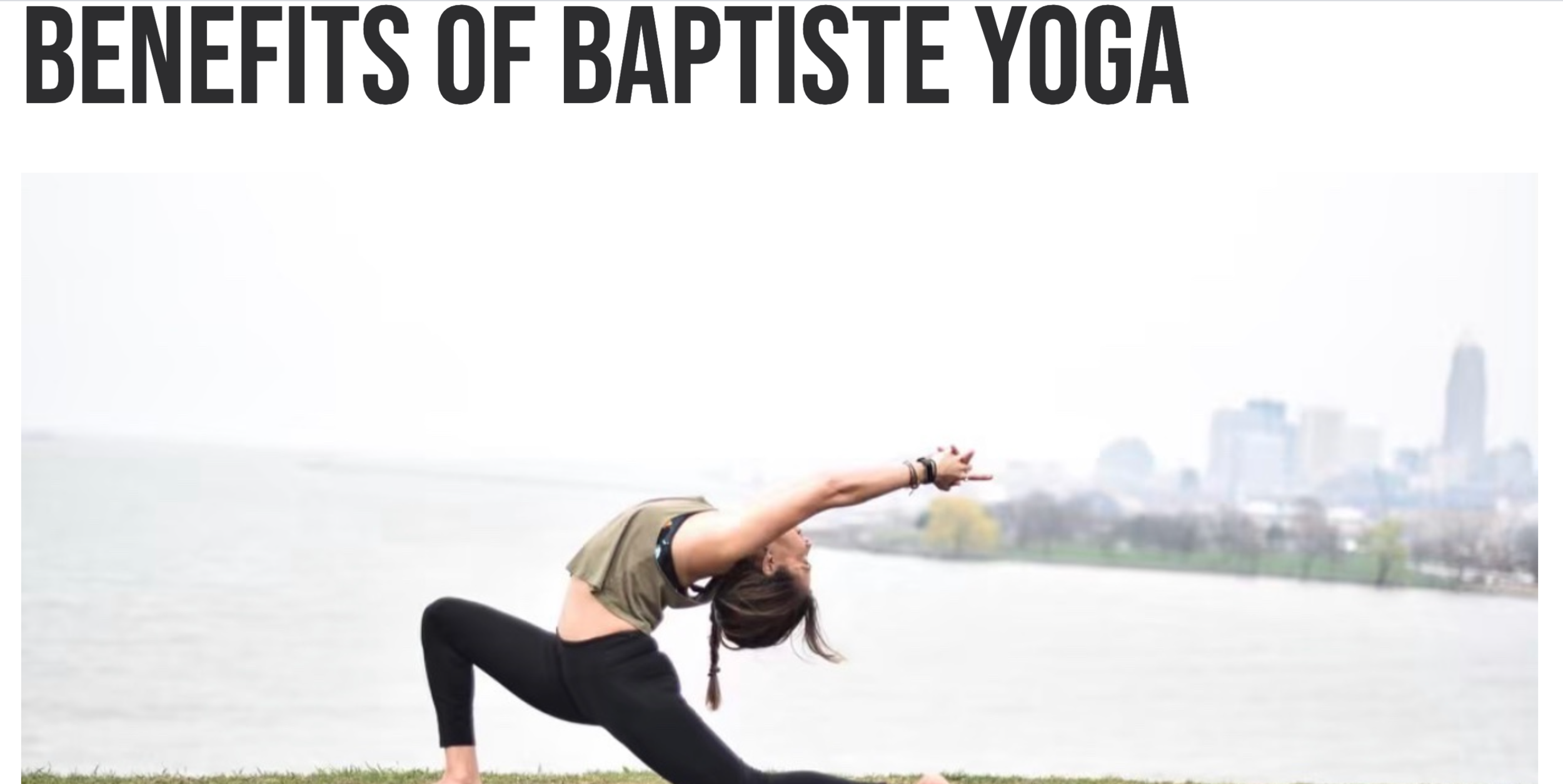 becky verner yoga benefits of Baptiste Yoga