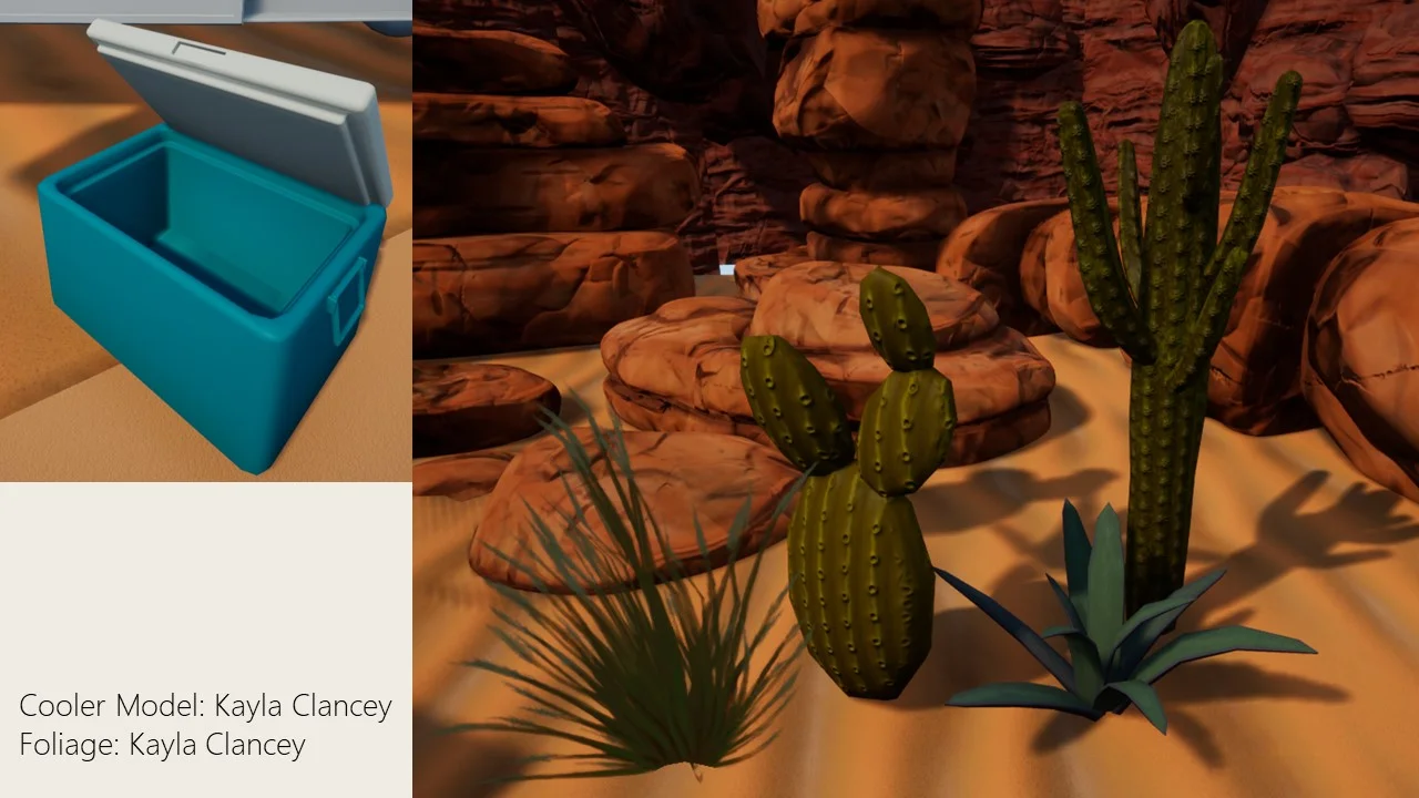 Foliage and Weapons Cooler