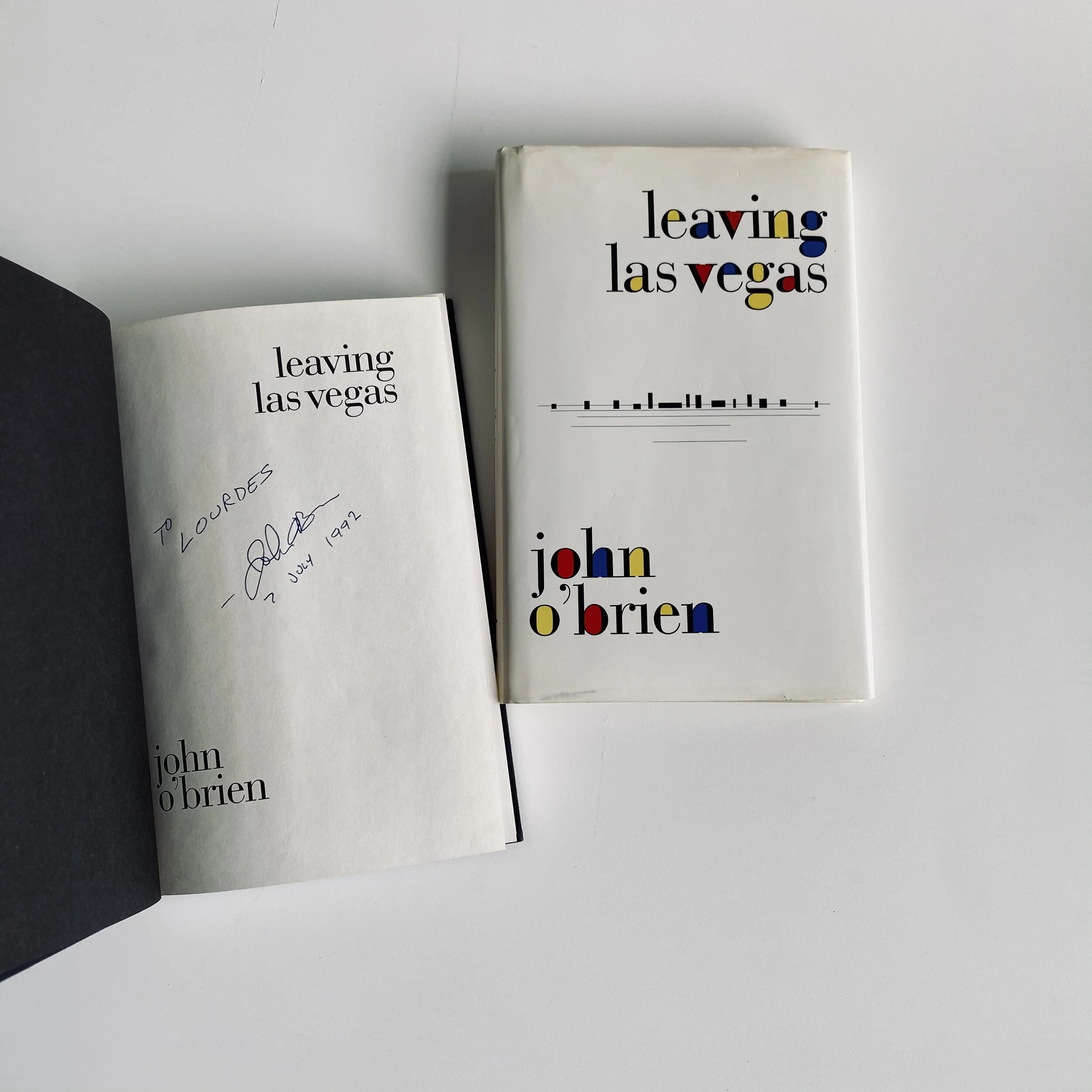 Leaving Las Vegas by John O’Brien *SIGNED*