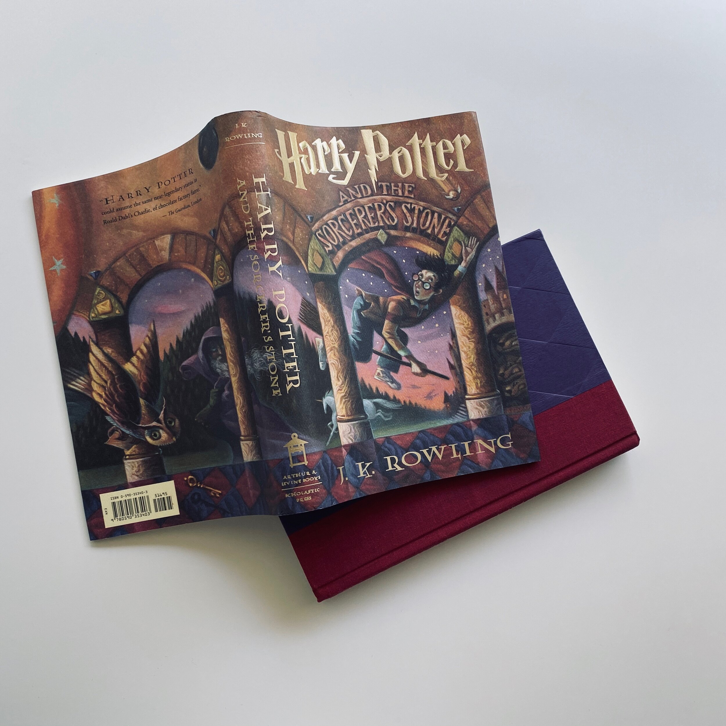 Lot Of 4 Harry Potter Paperback Scholastic Books 1, 3, 4, & 5