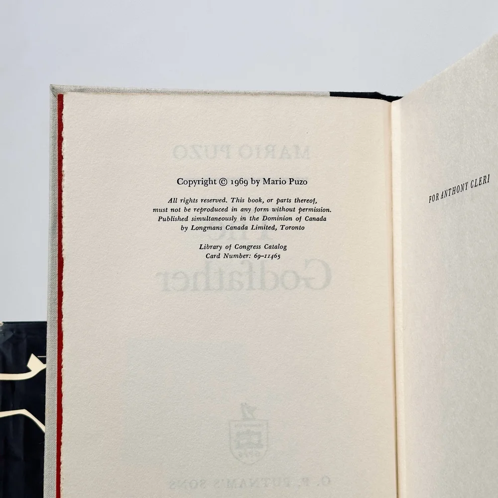 The Godfather by Mario Puzo — RED FOX RARE BOOKS
