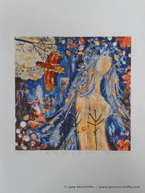 by the light of the moon print