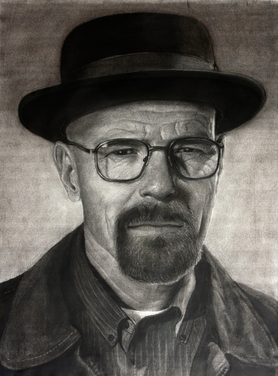 Walter White_CharcoalDRAWING