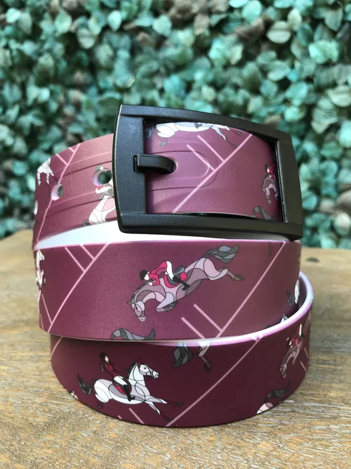 Equestrian C4 Belts — horse on the loo s e display picture 3