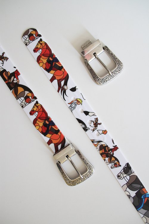 C4 x Shelly Turner Designs, The Autumn Collection, Stirrups and Leathers,  C4 Equestrian Belt — shelly turner designs