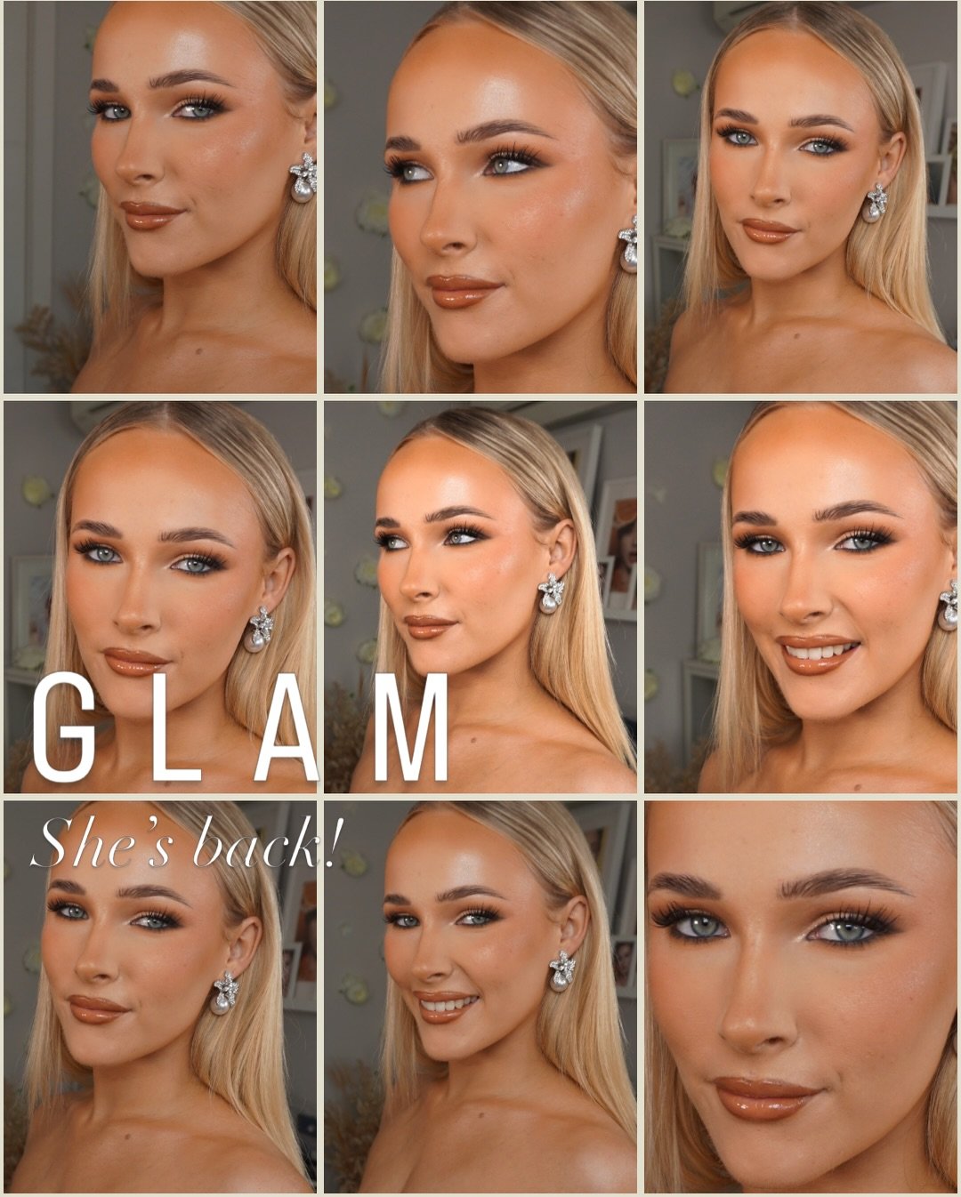 The Glam is back and I&rsquo;m not mad about it 🤍🤍

Some of my key products for this gorgeous look on @luci.curryy 

@dalba_global hydrating serum spray
@chanel.beauty Les Beiges Sheer Healty Glow Highlighting Fluid
@charlottetilbury flawless filte