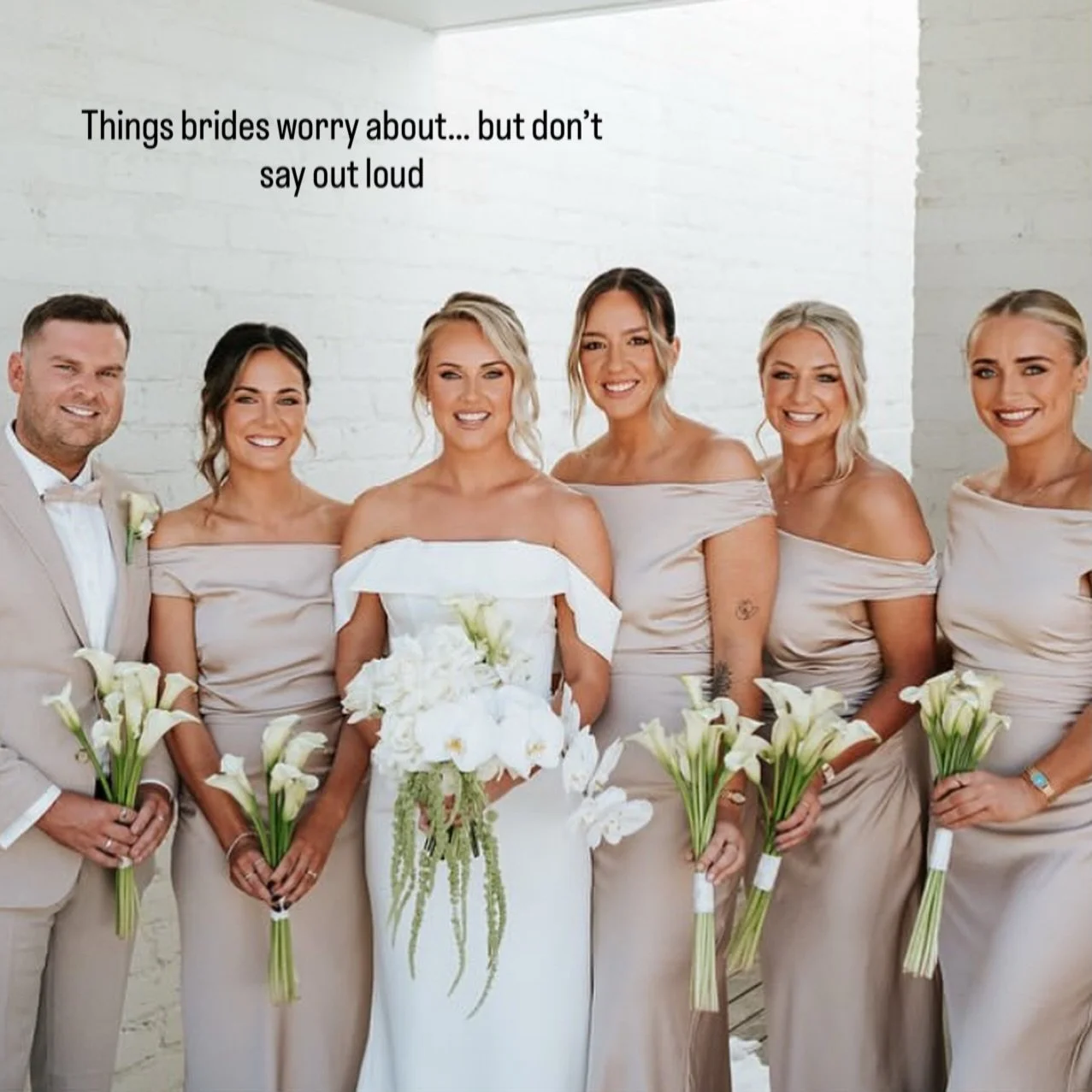 Brides don&rsquo;t always say these things out loud&hellip; but they&rsquo;re thinking them 🤍

Your wedding morning should feel calm, not stressful. You should feel like YOU but elevated. 

If you&rsquo;re planning your day and want that kind of exp