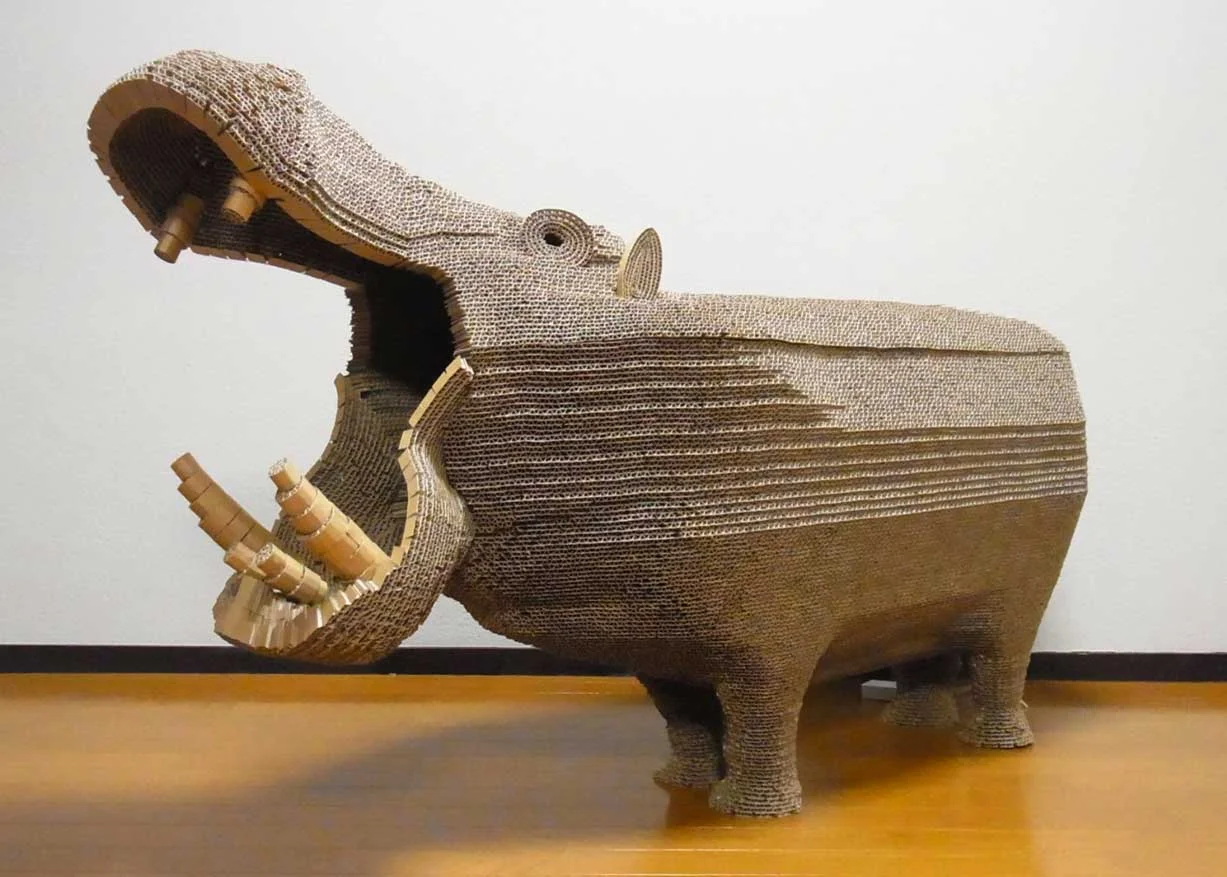 © Luna.. Clip.., Cardboard Hippo