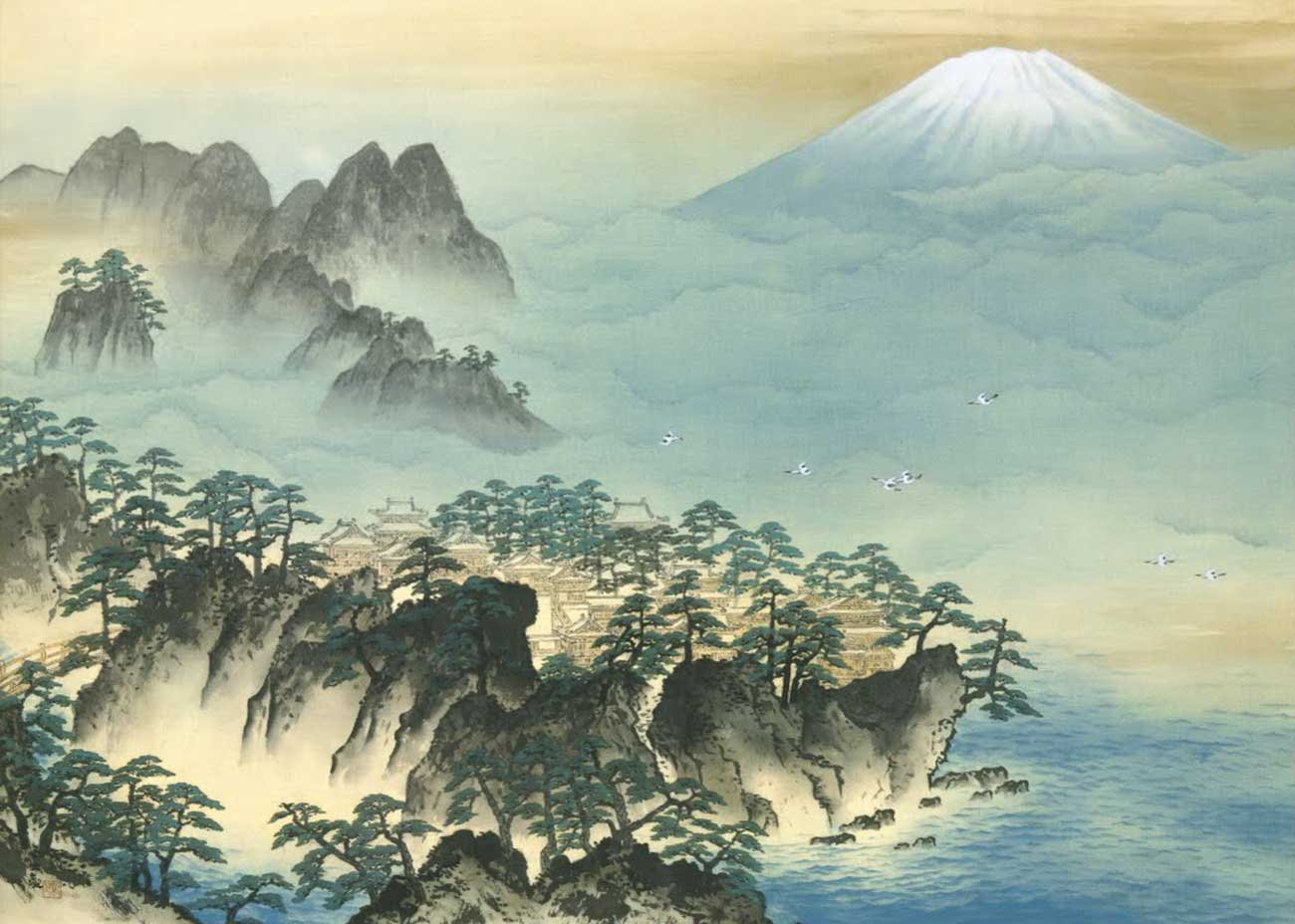 composition in japanese painting