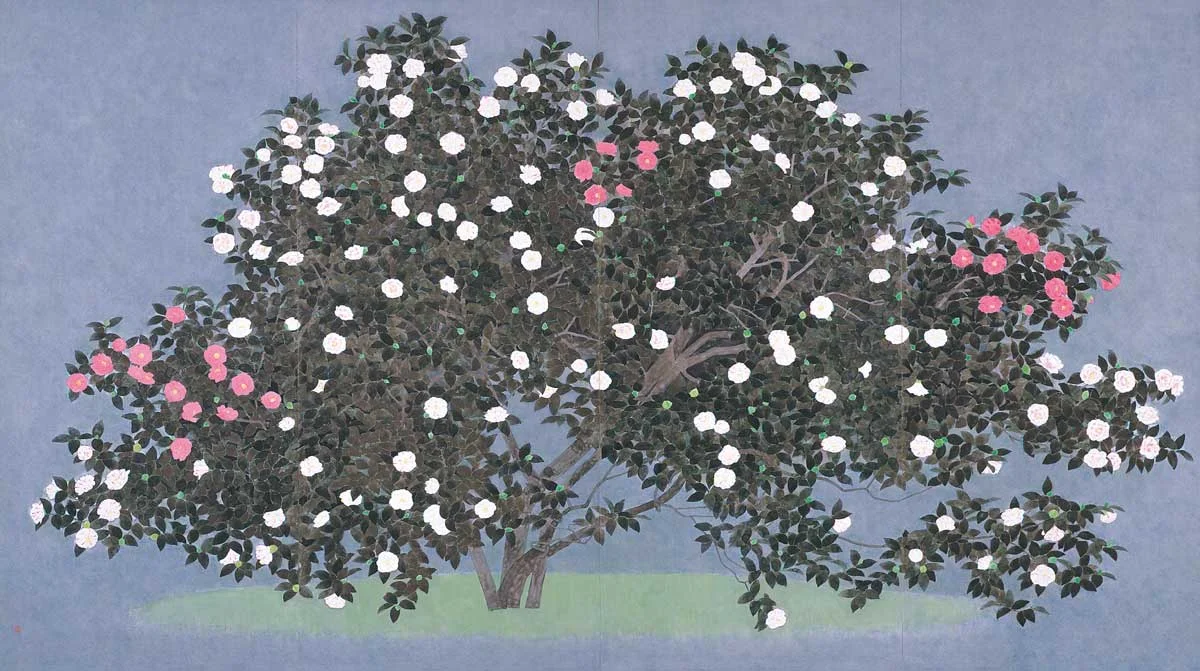 © Nobuyoshi Watanabe, Five-colored Camellia, 2003
