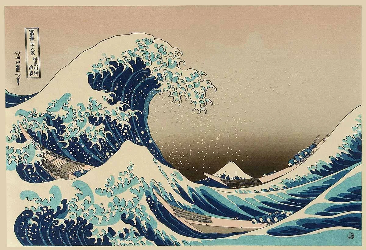 The Great Wave off Kanagawa, Katsushika Hokusai