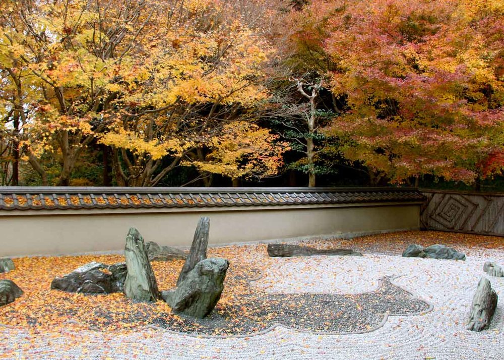 Authentic Japanese Garden Design, Dry Landscape Garden Description