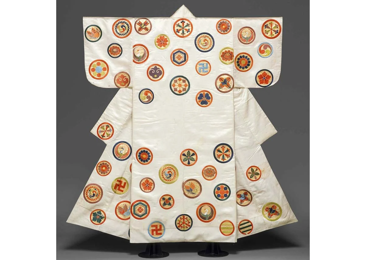 Noh Costume with Crests, from the Met Museum