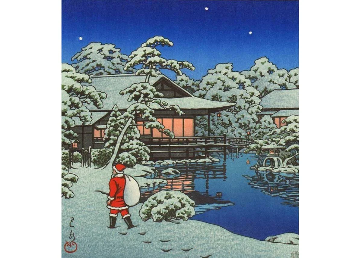 © Hasui Kawase, Tokyo Santa, 1950