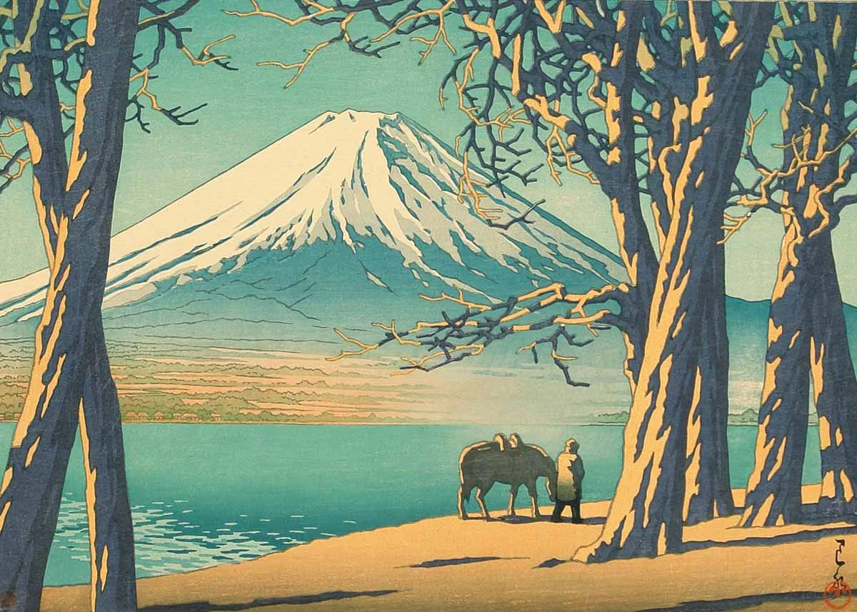 © Hasui Kawase, Late Fall by Lake Yamanaka, 1947