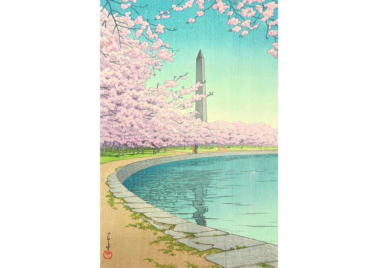 © Hasui Kawase, Washington Monument, 1935