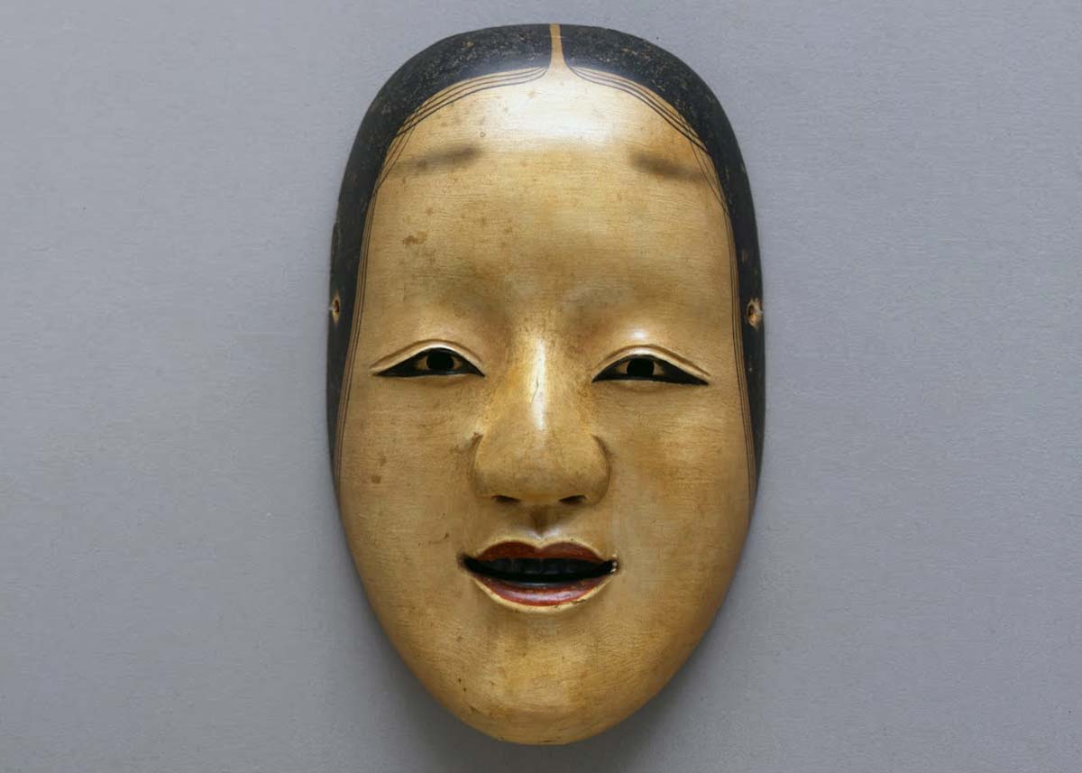 Japan Traditional Face Mask Noh Mask Omen Koomote Japan Cosplay Kabuki 