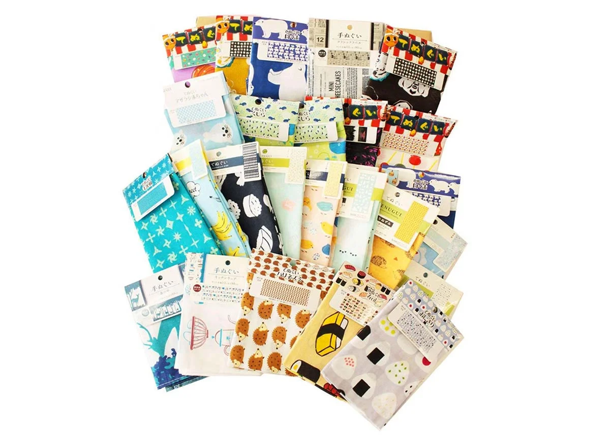 Toalha de mão Tenugui por JAPAN JAPAN JAPAN