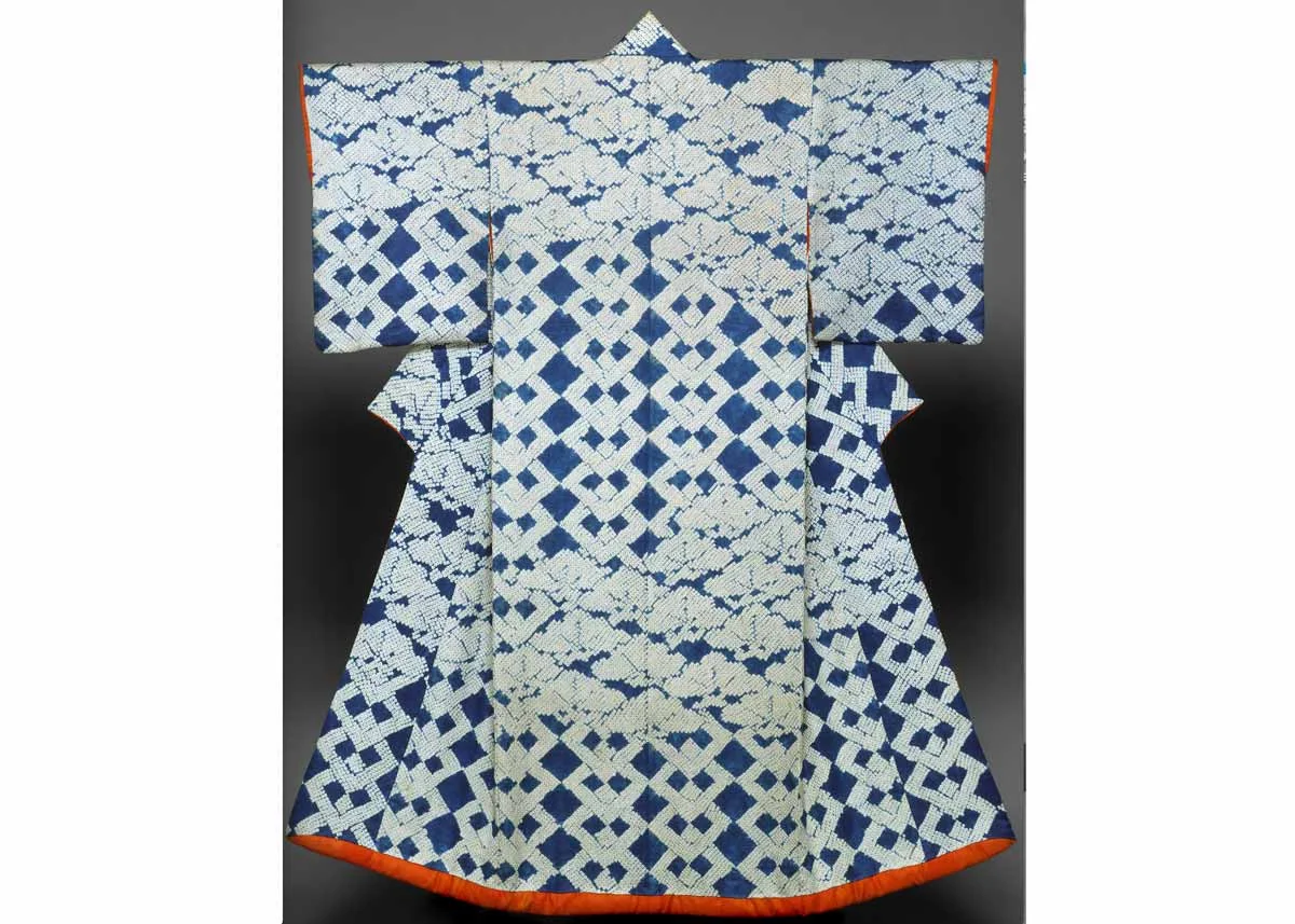 Shibori Dyed Kosode Kimono, Met Museum