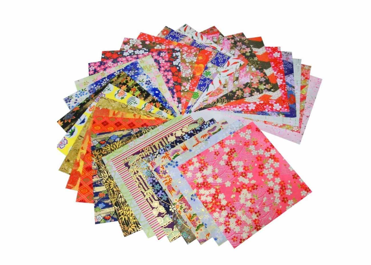 Yuzen Kimono Pattern Origami Paper Available at Amazon