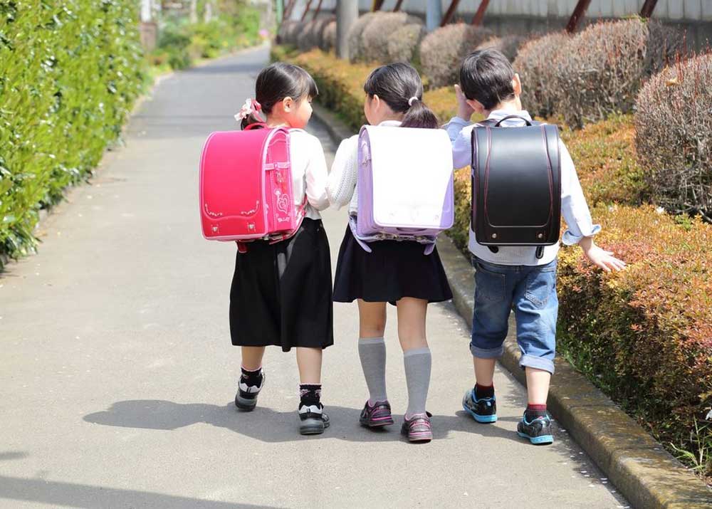 Hira Randoseru Style Backpack Carmine rPinkCHRP-05 elementary for school