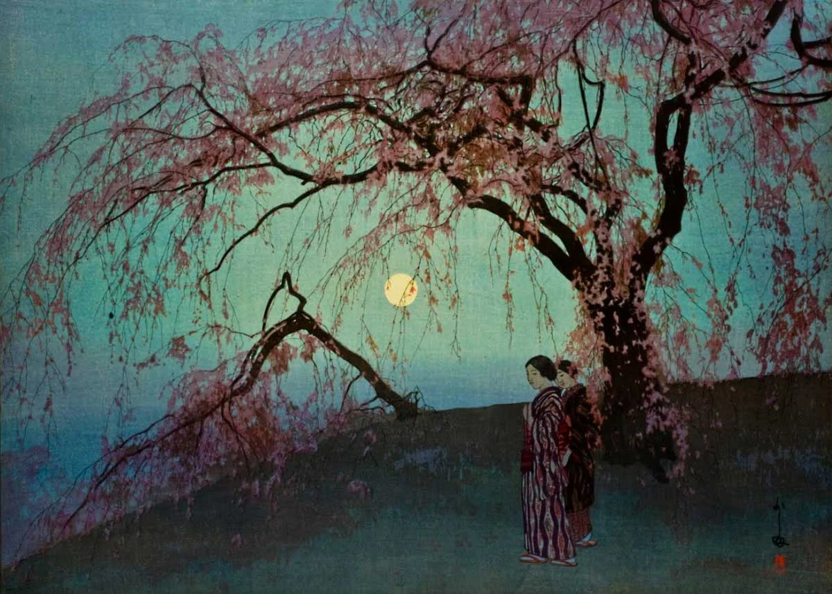 © Toledo Museum of Art , Hiroshi Yoshida, Kumoi Cherry Trees