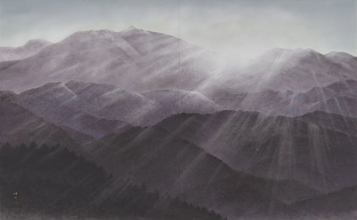 Morning Mountain Range by Koichi Nabatame © 2018 Japan Art Institute.