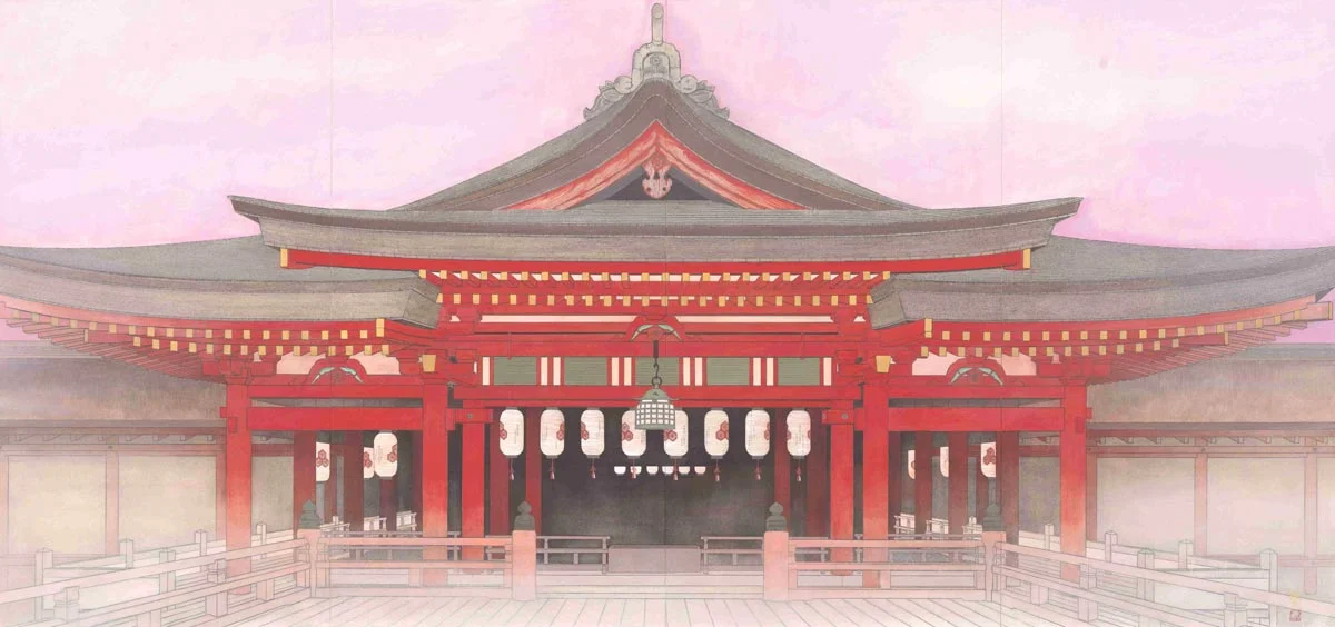 Itsukushima Shrine by Toshio Tabuchi © 2018 Japan Art Institute.